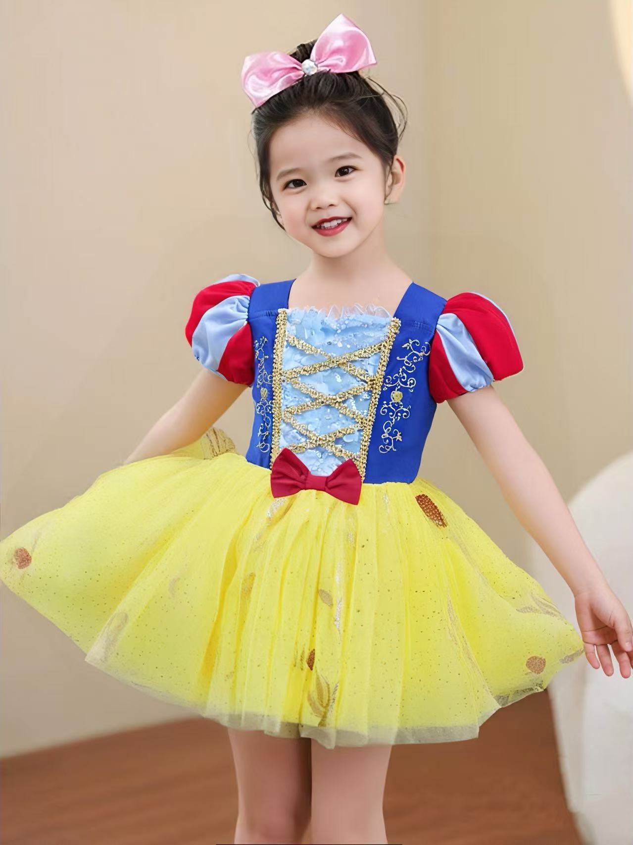 UK Girls Ballet Dress Gymnastic Leotard Skating Tutu Ballerina Dresses Dancewear - Picture 14 of 18
