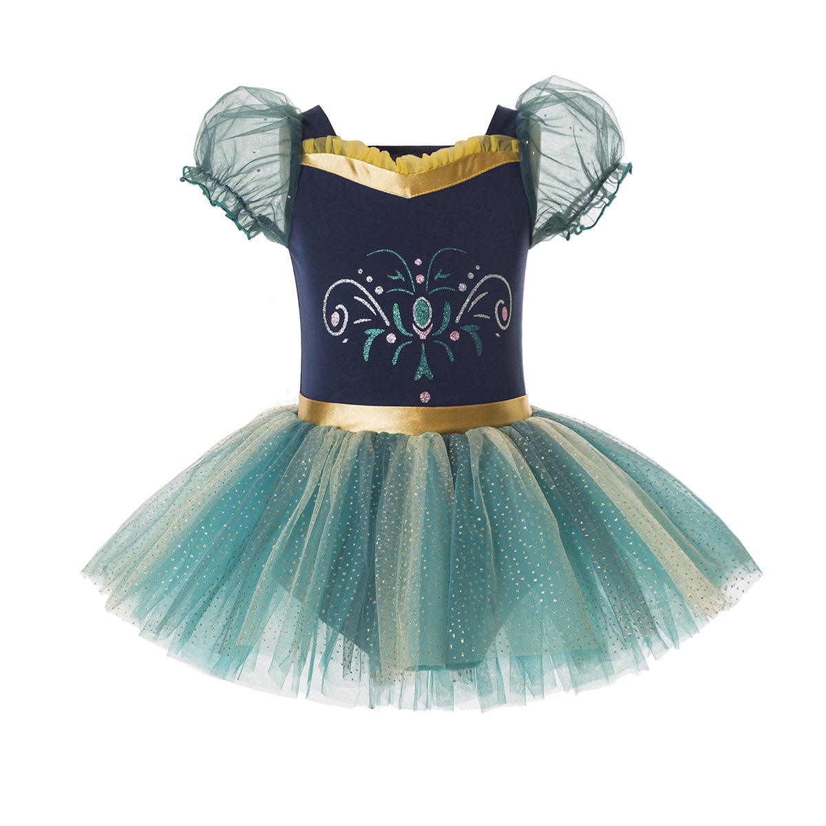 UK Girls Ballet Dress Gymnastic Leotard Skating Tutu Ballerina Dresses Dancewear - Picture 18 of 18