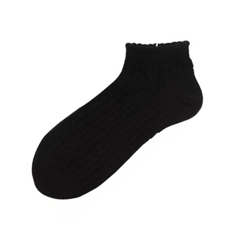 Ladies 50's Retro Style Soft Hollow Pointelle Cotton Ankle Socks Summer - Picture 20 of 26