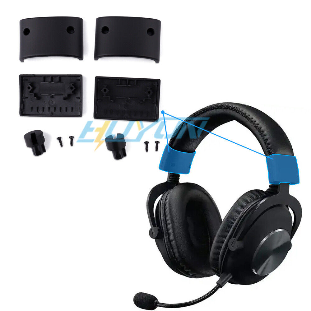 Replacement Parts For Logitech G PRO X Wireless Headphones Headband beam Buckle - Afbeelding 19 van 24