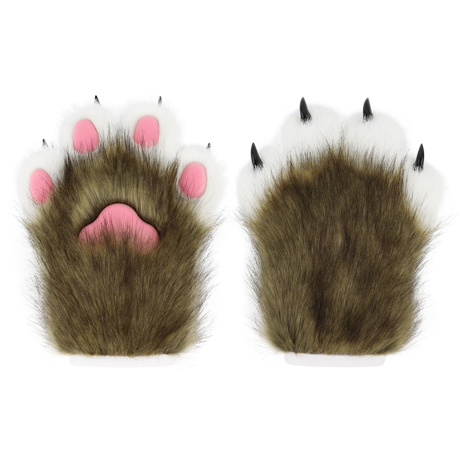 Fursuit Beast Assembly Plush Meow Meow Claw Fox Claw Gloves Cosplay Epoxy Nails - Picture 29 of 32