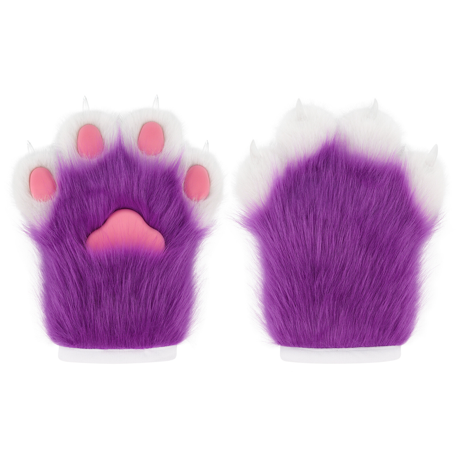 Fursuit Beast Assembly Plush Meow Meow Claw Fox Claw Gloves Cosplay Epoxy Nails - Picture 30 of 32