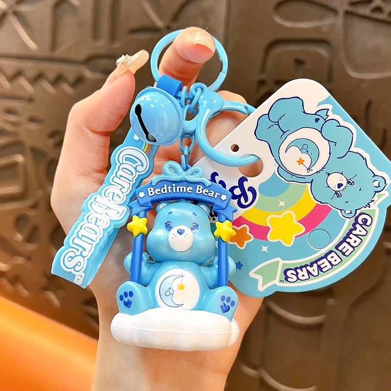 Creative Genuine Cartoon Swing Love Rainbow Bear Doll Keychain Pendant - Picture 19 of 22