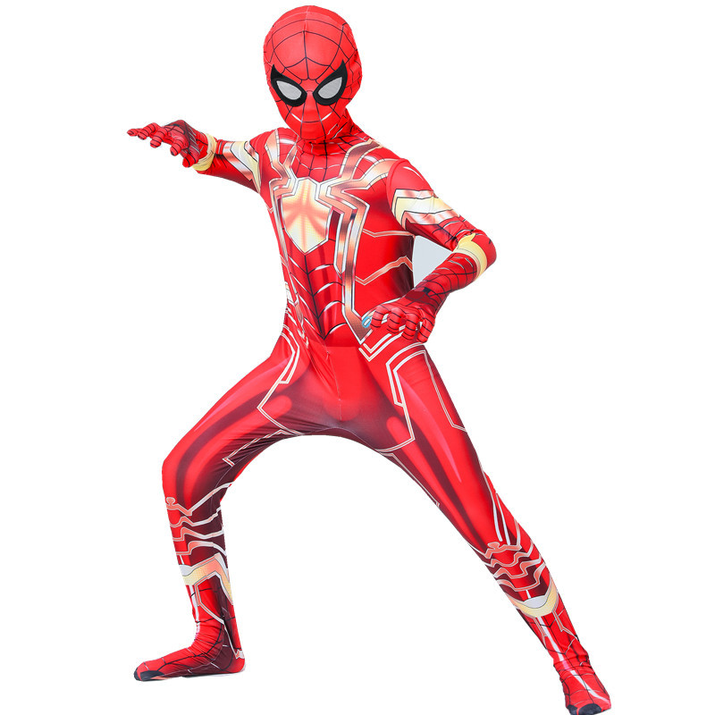 Spider-Man Costume Halloween Jumpsuit Kids & Adult Cosplay Bodysuit - Picture 7 of 8
