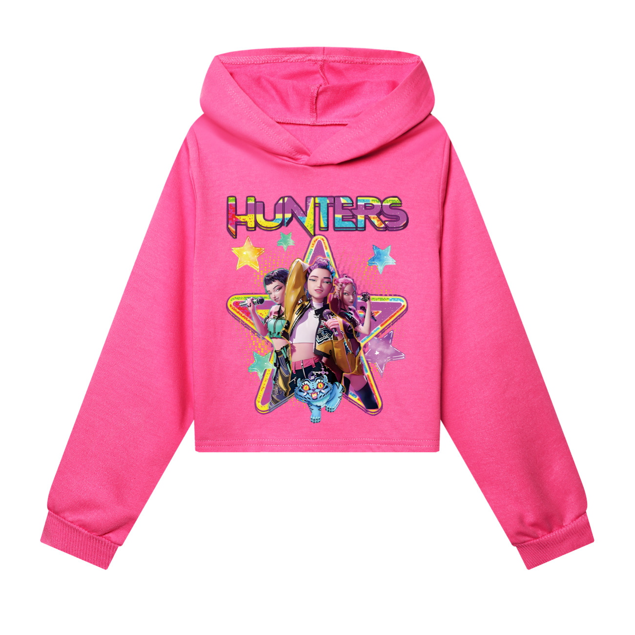 Girls KPOP Demon Hunters Hoodies Cosplay Kids Sweatshirt Pullover Jumper Tops UK