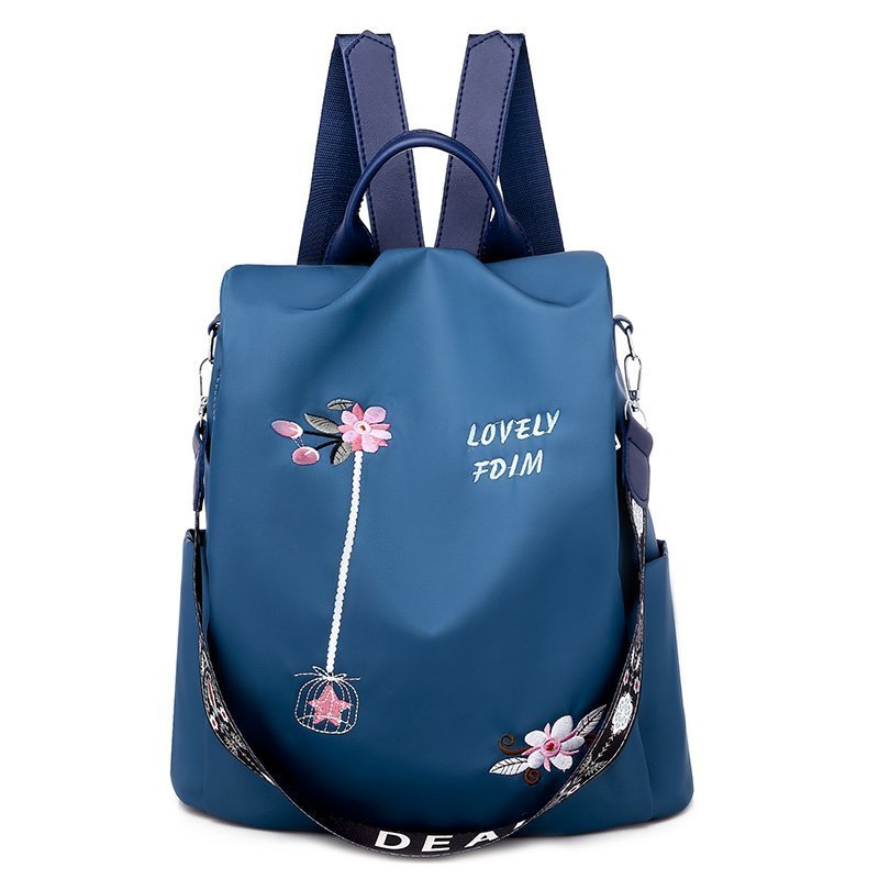 Women's backpack 2in1 small waterproof bag city backpack rucksack beige - Picture 14 of 16