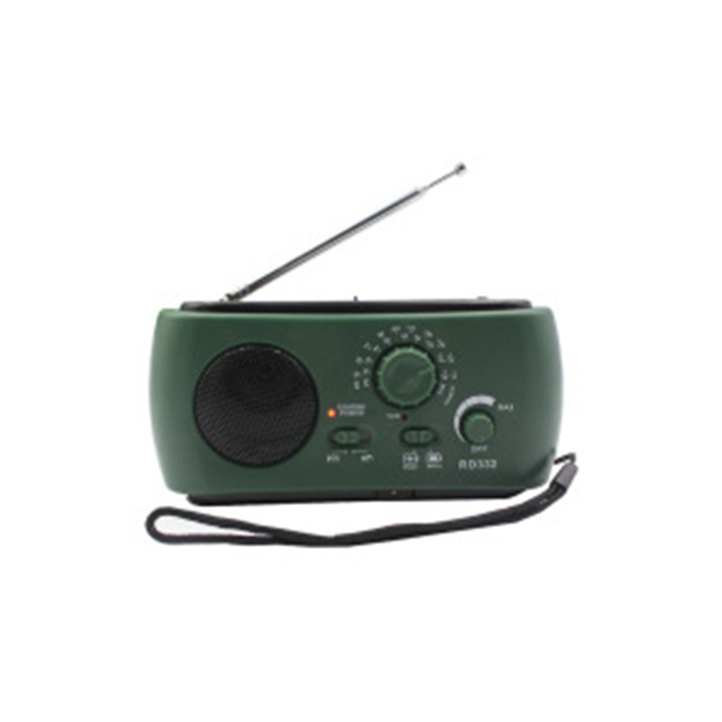Manivela Solar Radio AM/FM Linterna LED Cargador de Teléfono de Emergencia Radio FM - Imagen 14 de 15
