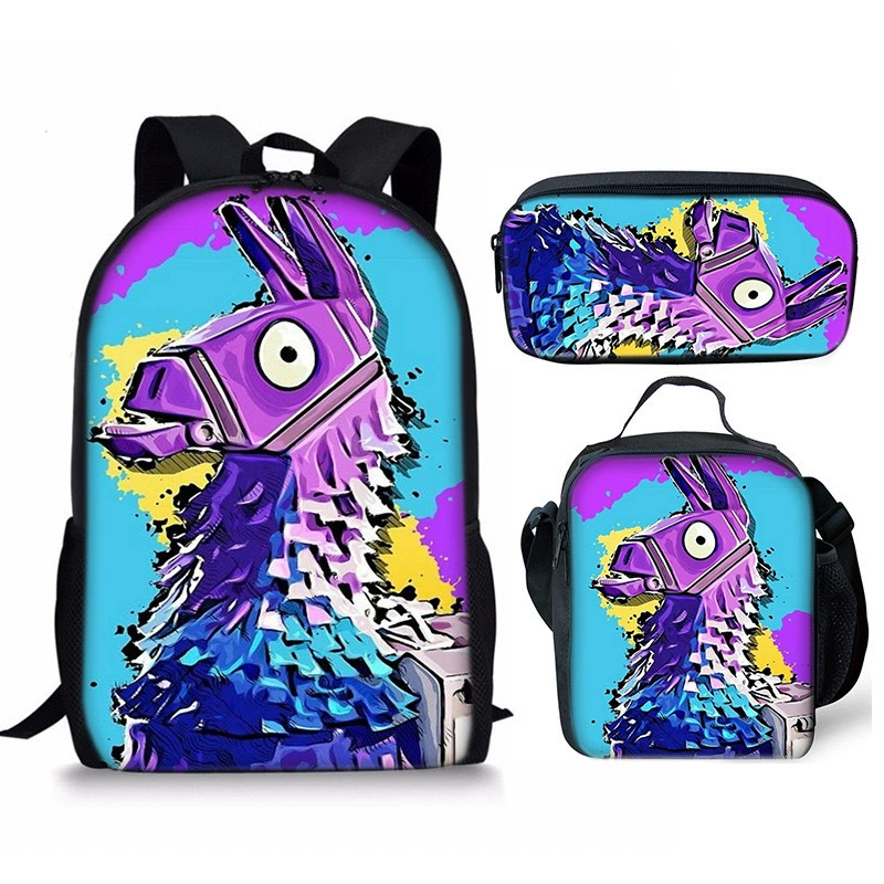 3Pcs Fortnite School Bag Backpack Lunch Box and Pencil Bag Suitable For Teenager - Picture 34 of 48