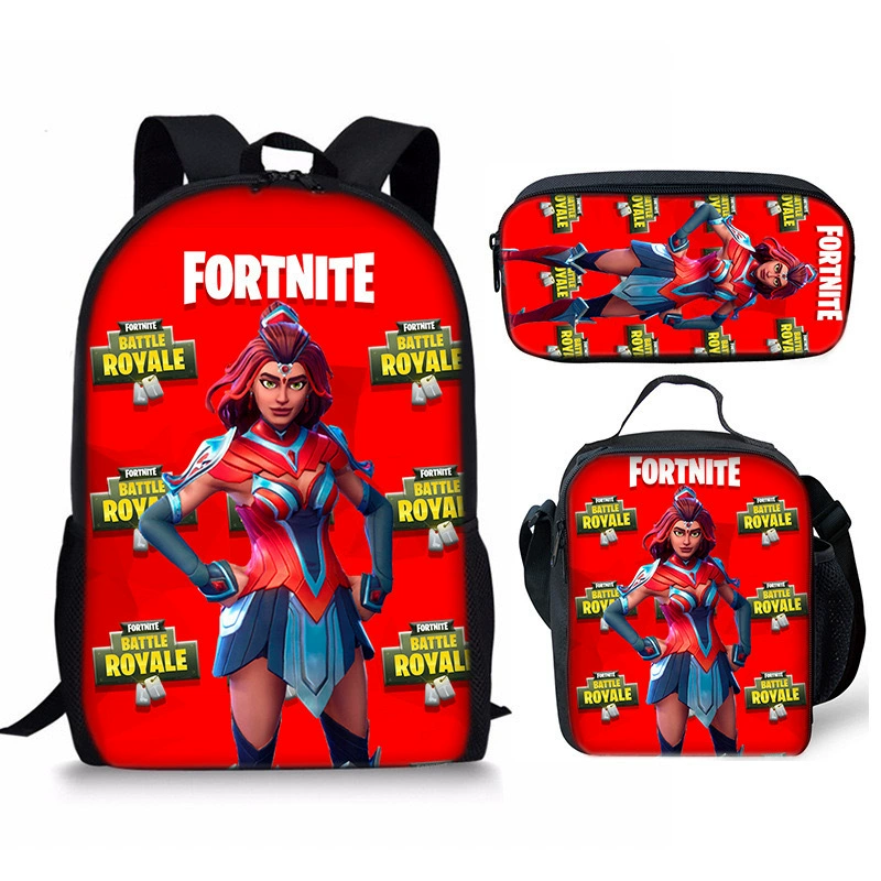 3Pcs Fortnite School Bag Backpack Lunch Box and Pencil Bag Suitable For Teenager - Picture 36 of 48