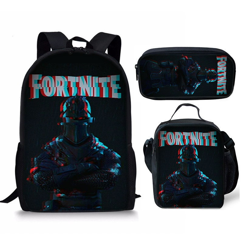 3Pcs Fortnite School Bag Backpack Lunch Box and Pencil Bag Suitable For Teenager - Picture 38 of 48