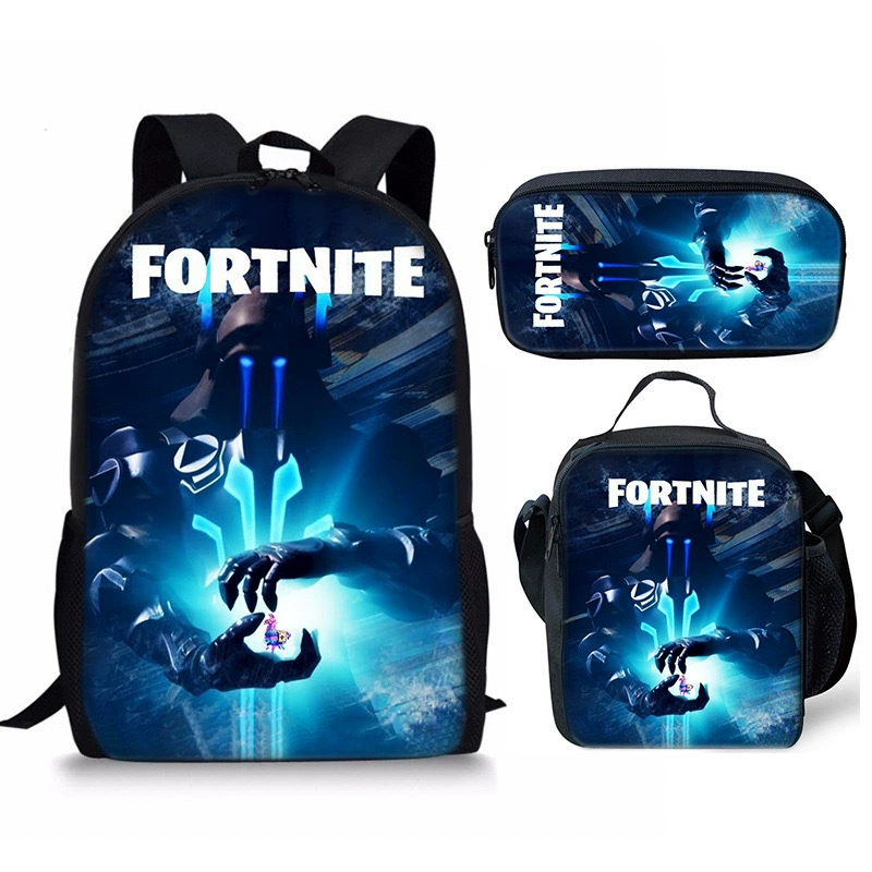 3Pcs Fortnite School Bag Backpack Lunch Box and Pencil Bag Suitable For Teenager - Picture 44 of 48