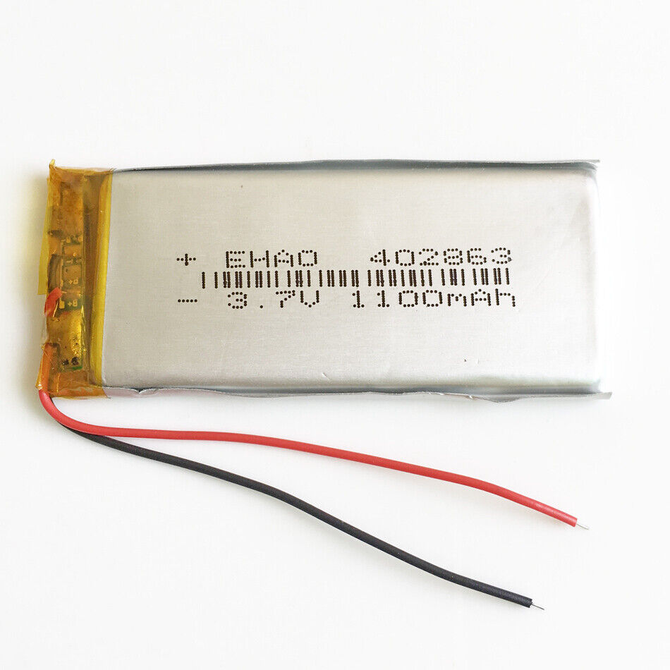 3.7V 1100mAh Lipo Rechargeable Battery For PAD Cell Phone Camera GPS DVD 402863 - Picture 10 of 13