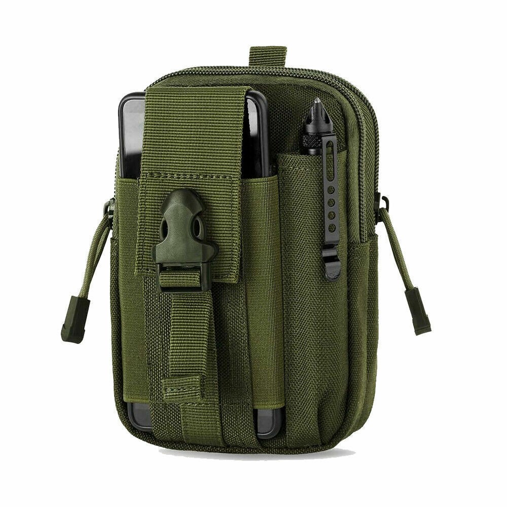 Tactical Waist Bag Phone Holder Military Outdoor Camping Hiking Belt Pouch - Picture 16 of 16