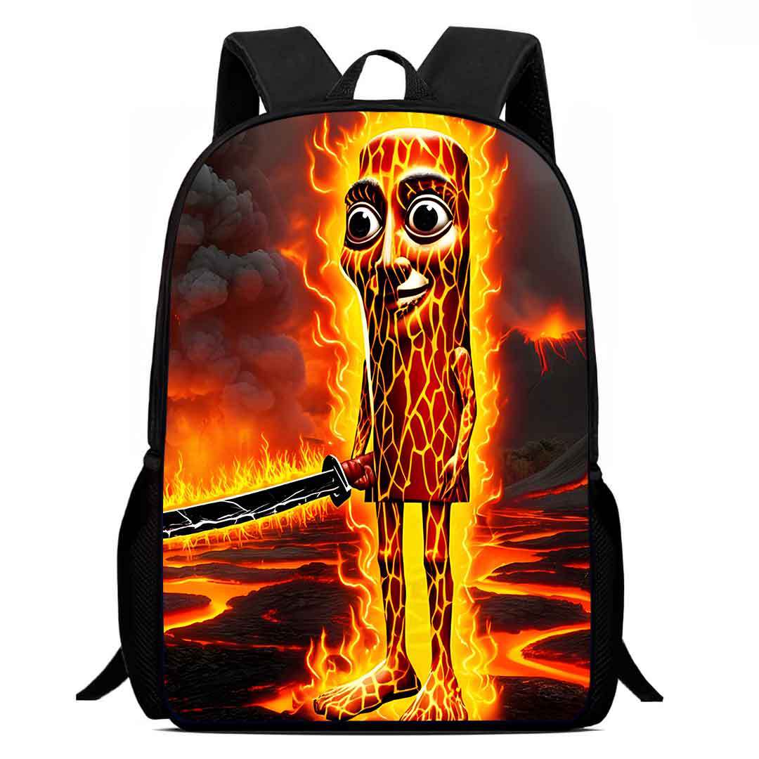 Cosplay Italian Brainrot Tunnel Kids Backpack Schoolbag Pencilcase Bags - Picture 19 of 42