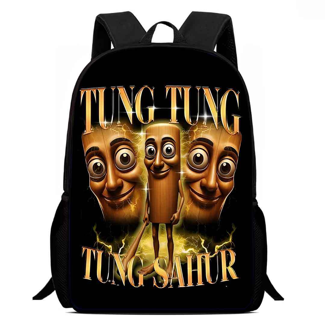 Cosplay Italian Brainrot Tunnel Kids Backpack Schoolbag Pencilcase Bags - Picture 25 of 42