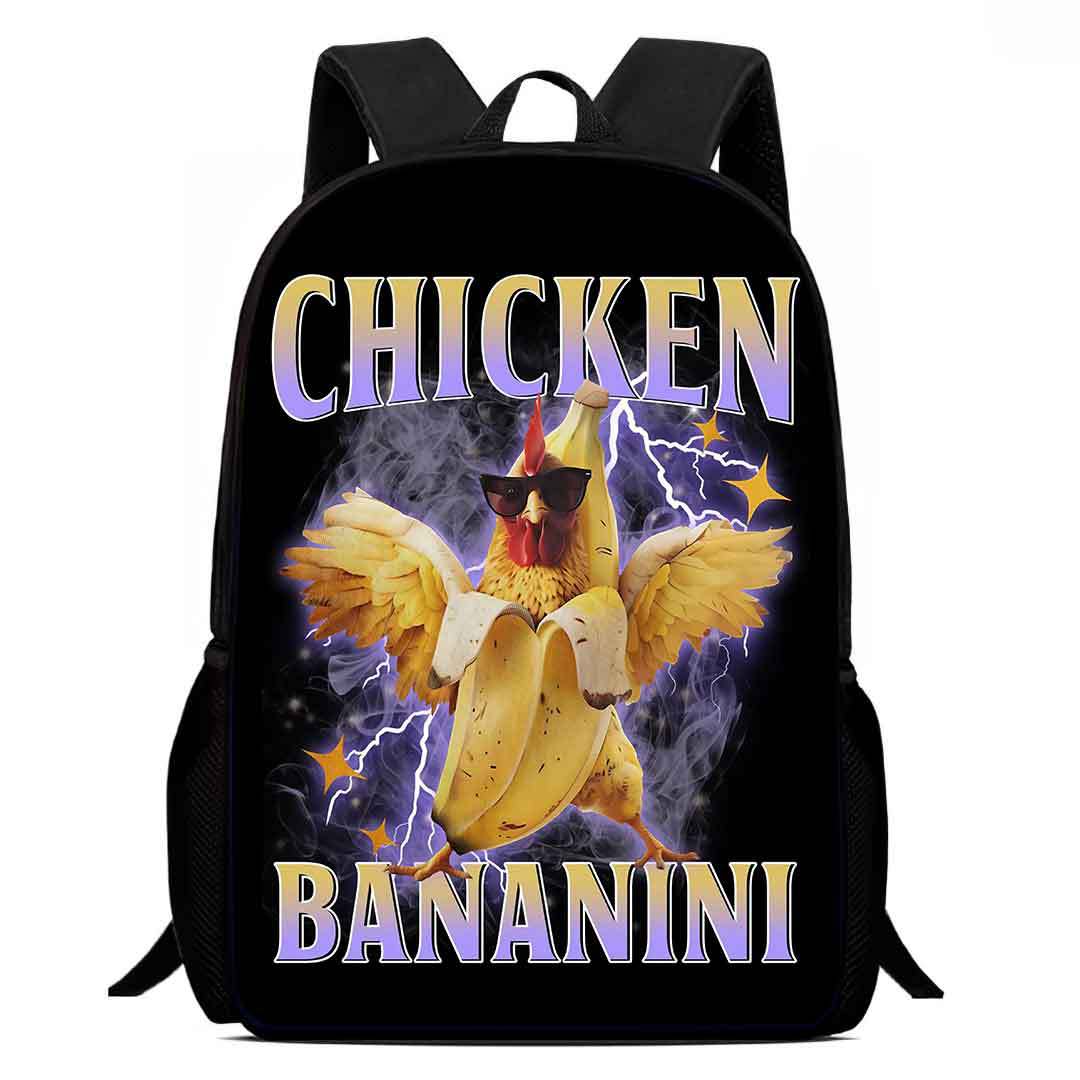 Cosplay Italian Brainrot Tunnel Kids Backpack Schoolbag Pencilcase Bags - Picture 38 of 42