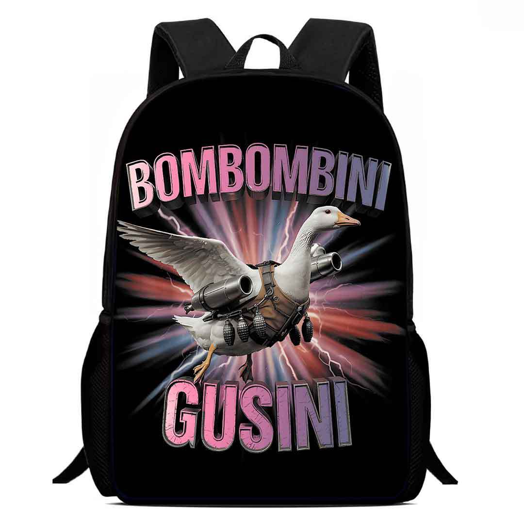 Cosplay Italian Brainrot Tunnel Kids Backpack Schoolbag Pencilcase Bags - Picture 39 of 42