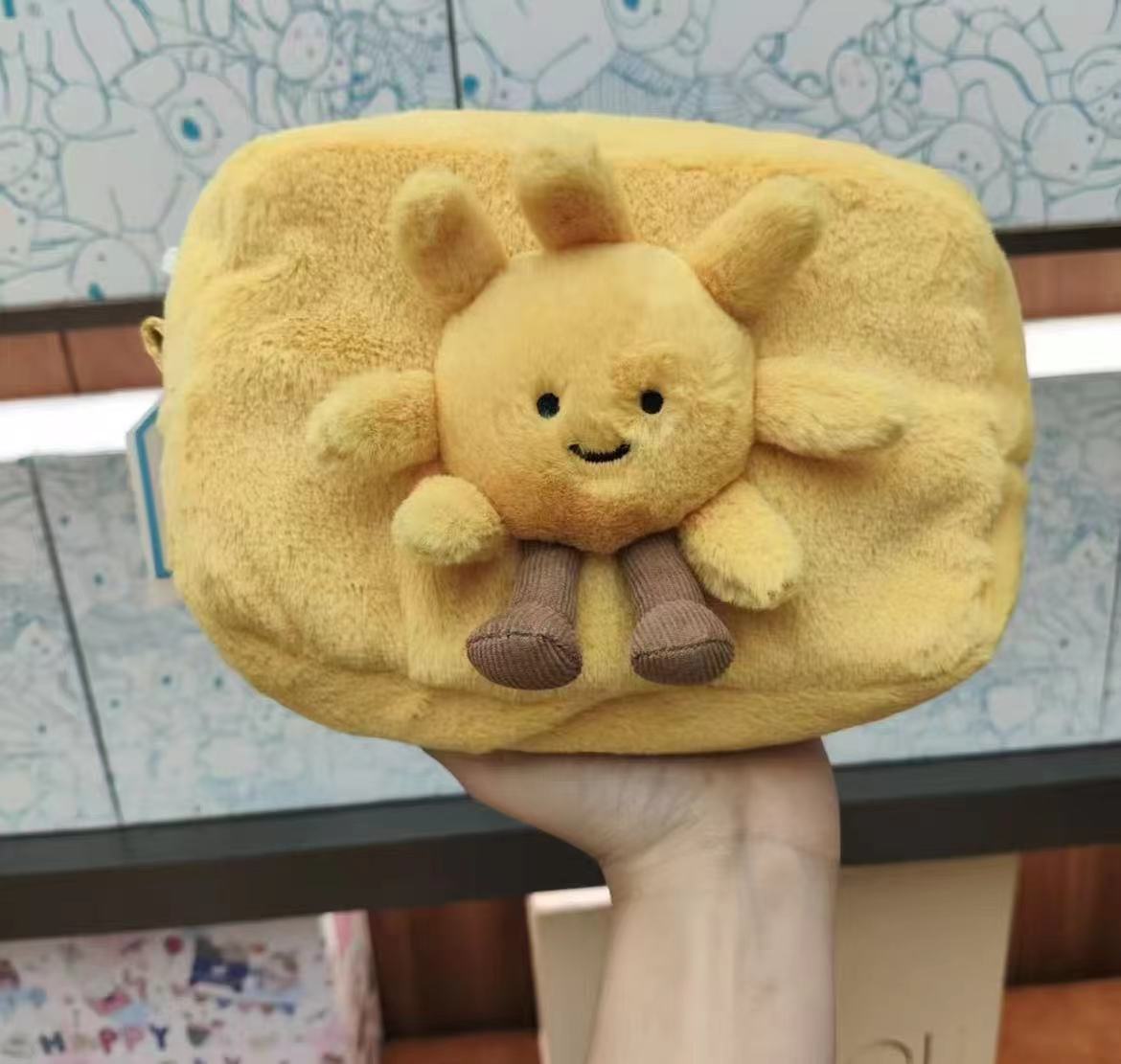 Gelée cacahuète pingouin ours de Barcelone sac cosmétique papeterie sac de rangement peluche à - Photo 14/16