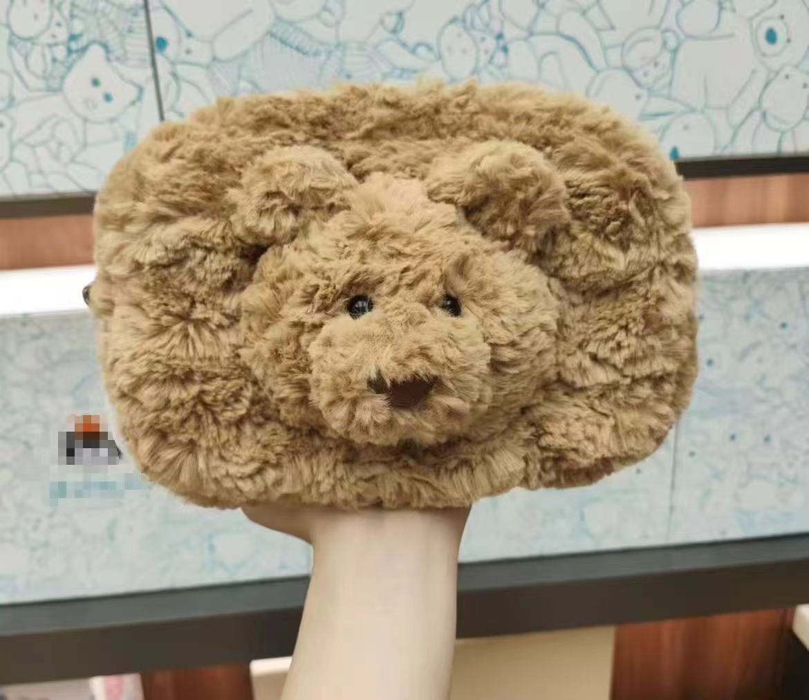 Gelée cacahuète pingouin ours de Barcelone sac cosmétique papeterie sac de rangement peluche à - Photo 15/16