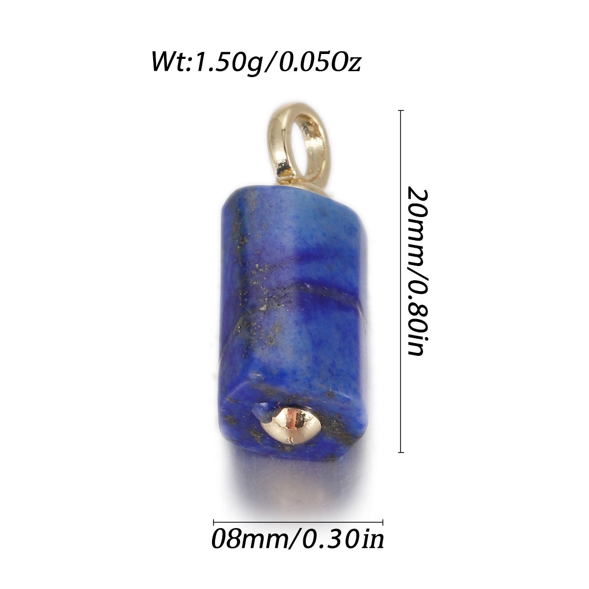 Natural Stone Pendant Gemstones Connector Charms for DIY Jewelry Necklace Making - Bild 22 von 99