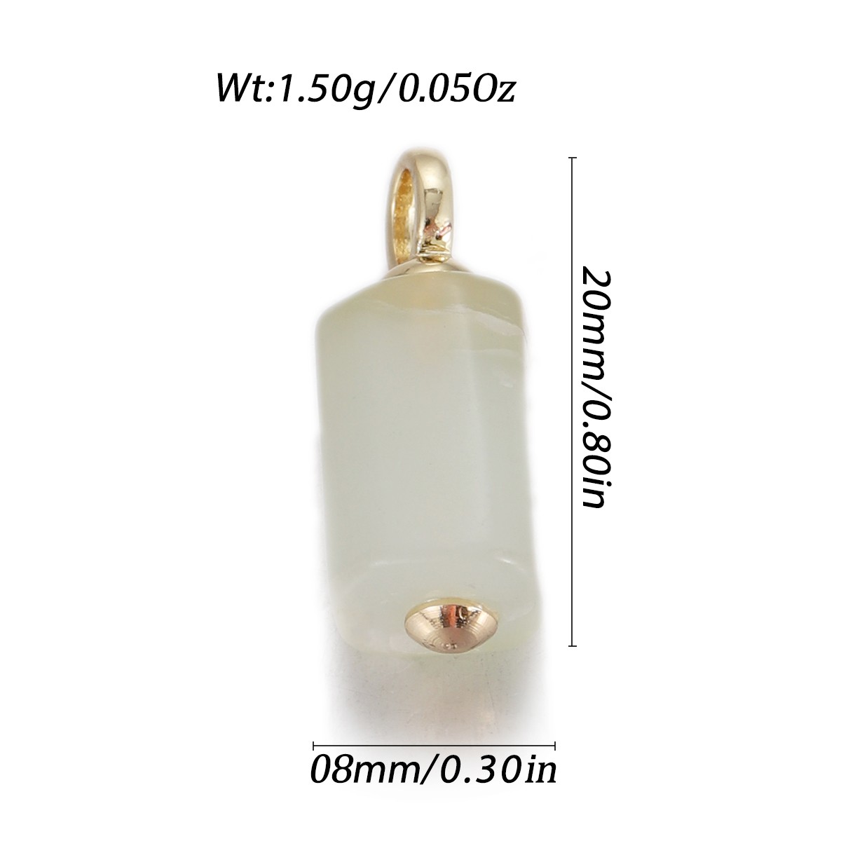 Natural Stone Pendant Gemstones Connector Charms for DIY Jewelry Necklace Making - Bild 25 von 99