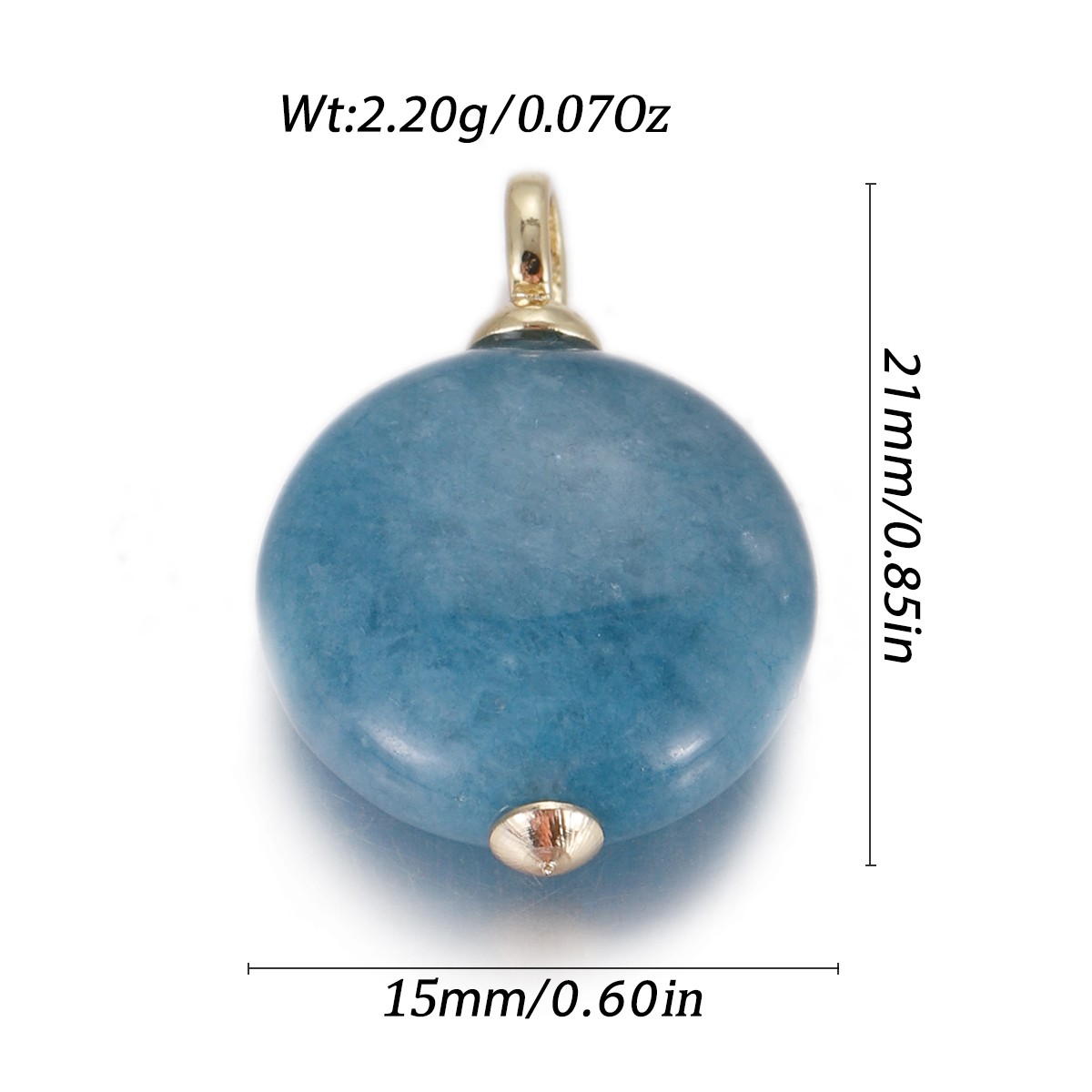 Natural Stone Pendant Gemstones Connector Charms for DIY Jewelry Necklace Making - Bild 37 von 99