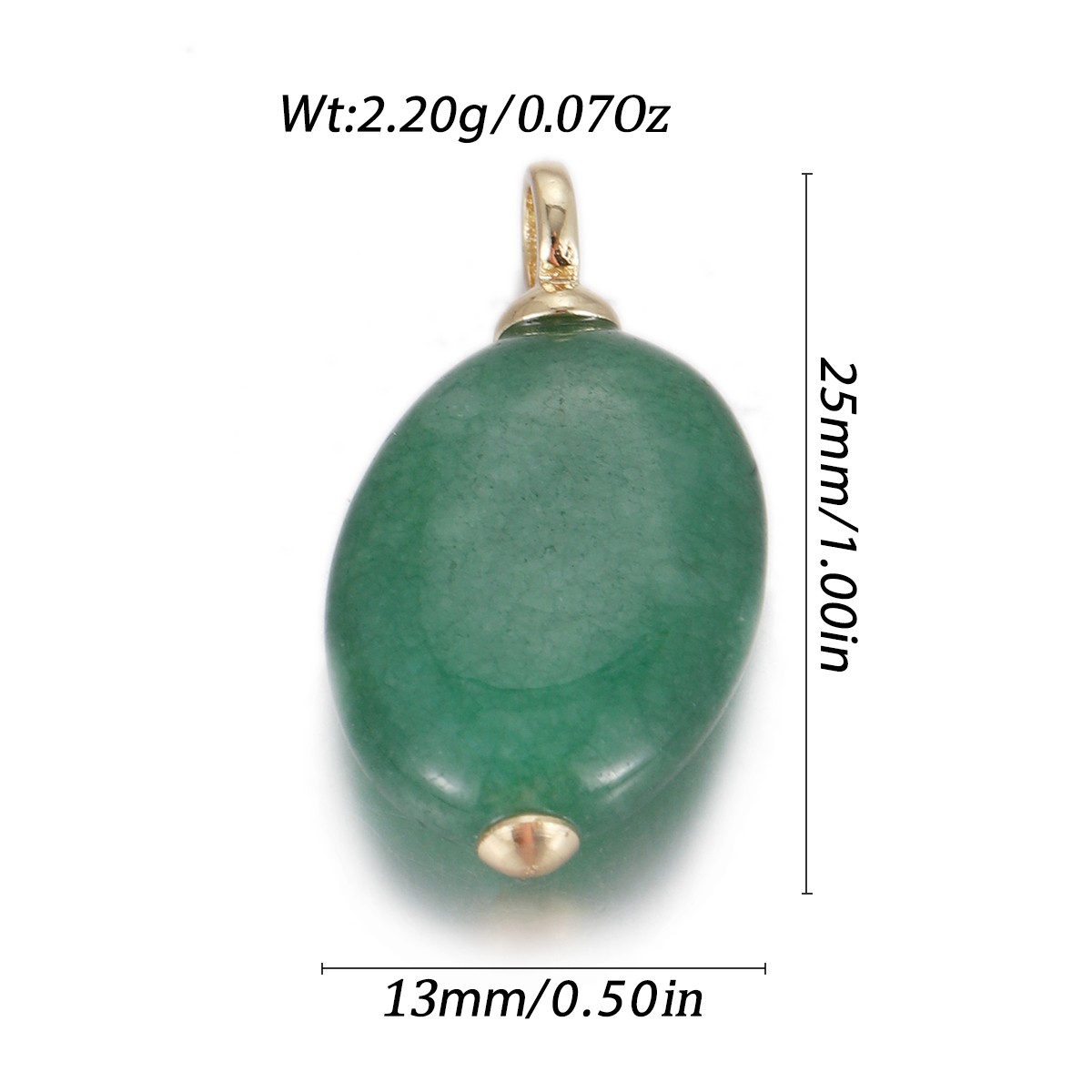 Natural Stone Pendant Gemstones Connector Charms for DIY Jewelry Necklace Making - Bild 40 von 99