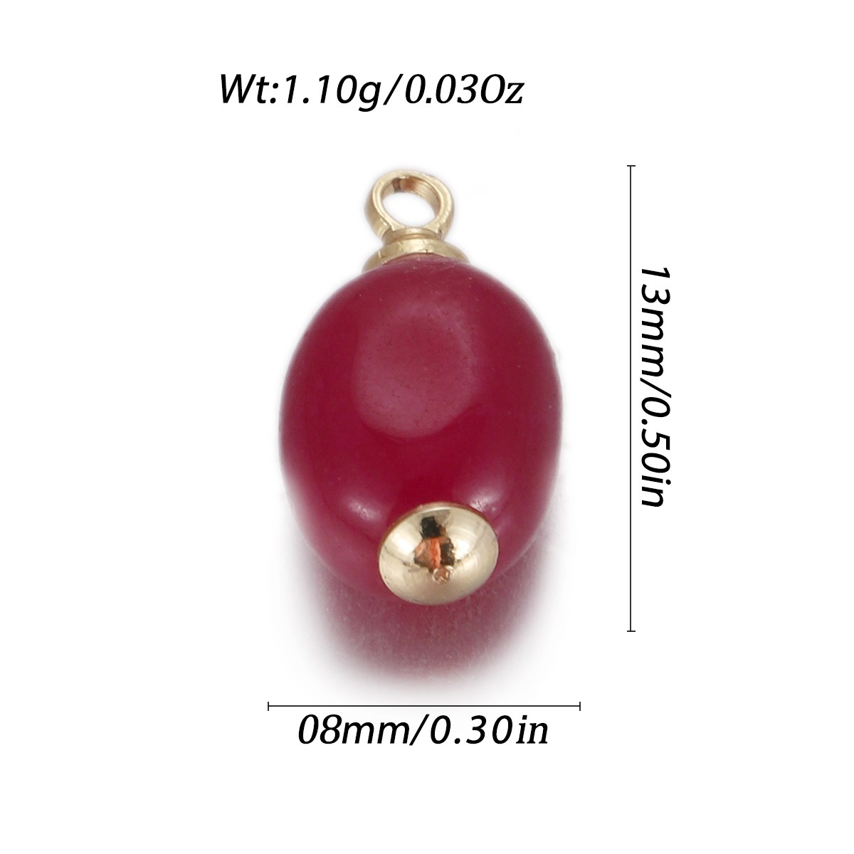Natural Stone Pendant Gemstones Connector Charms for DIY Jewelry Necklace Making - Bild 61 von 99
