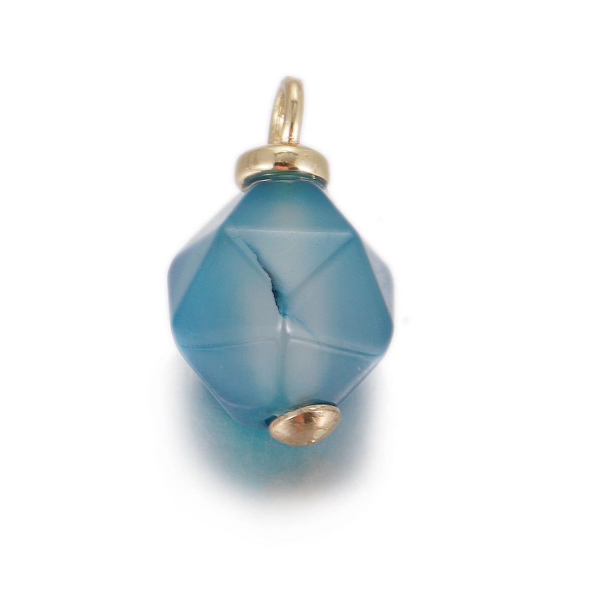 Natural Stone Pendant Gemstones Connector Charms for DIY Jewelry Necklace Making - Bild 65 von 99