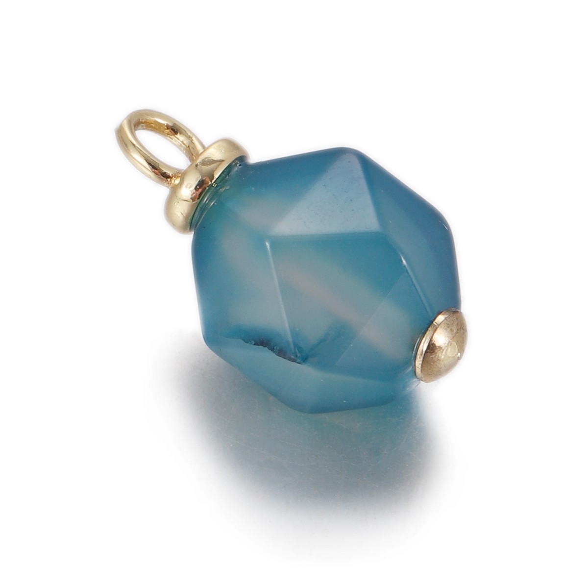 Natural Stone Pendant Gemstones Connector Charms for DIY Jewelry Necklace Making - Bild 66 von 99