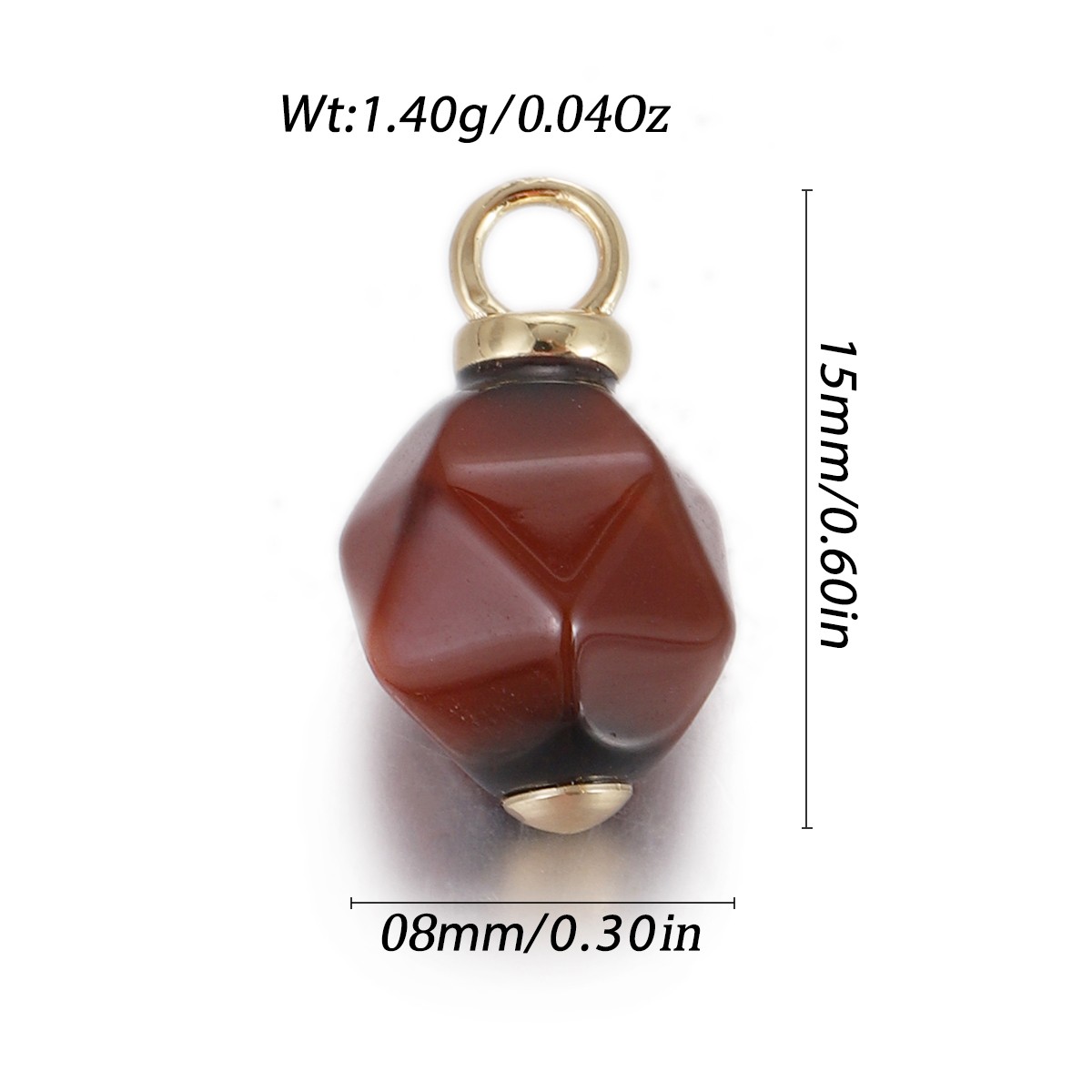 Natural Stone Pendant Gemstones Connector Charms for DIY Jewelry Necklace Making - Bild 70 von 99