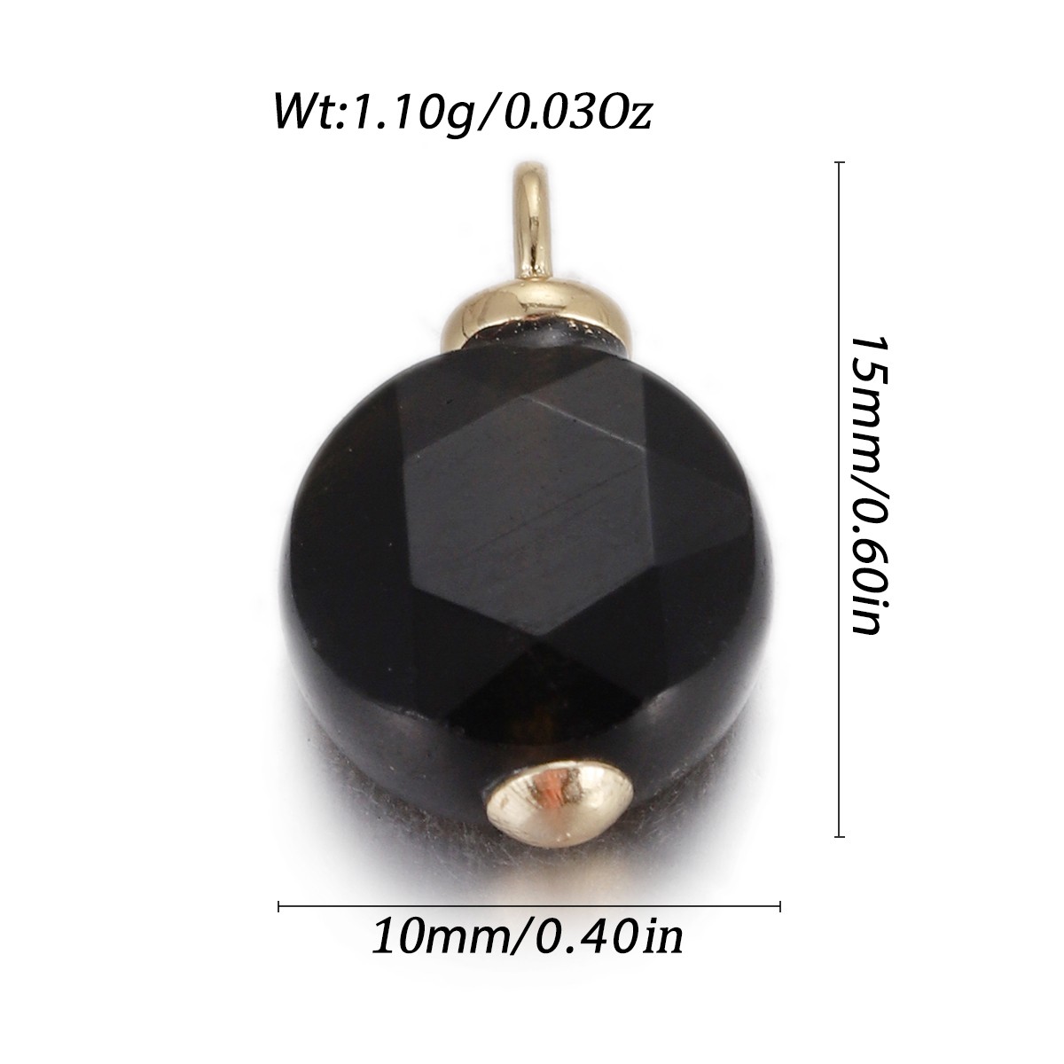 Natural Stone Pendant Gemstones Connector Charms for DIY Jewelry Necklace Making - Bild 85 von 99