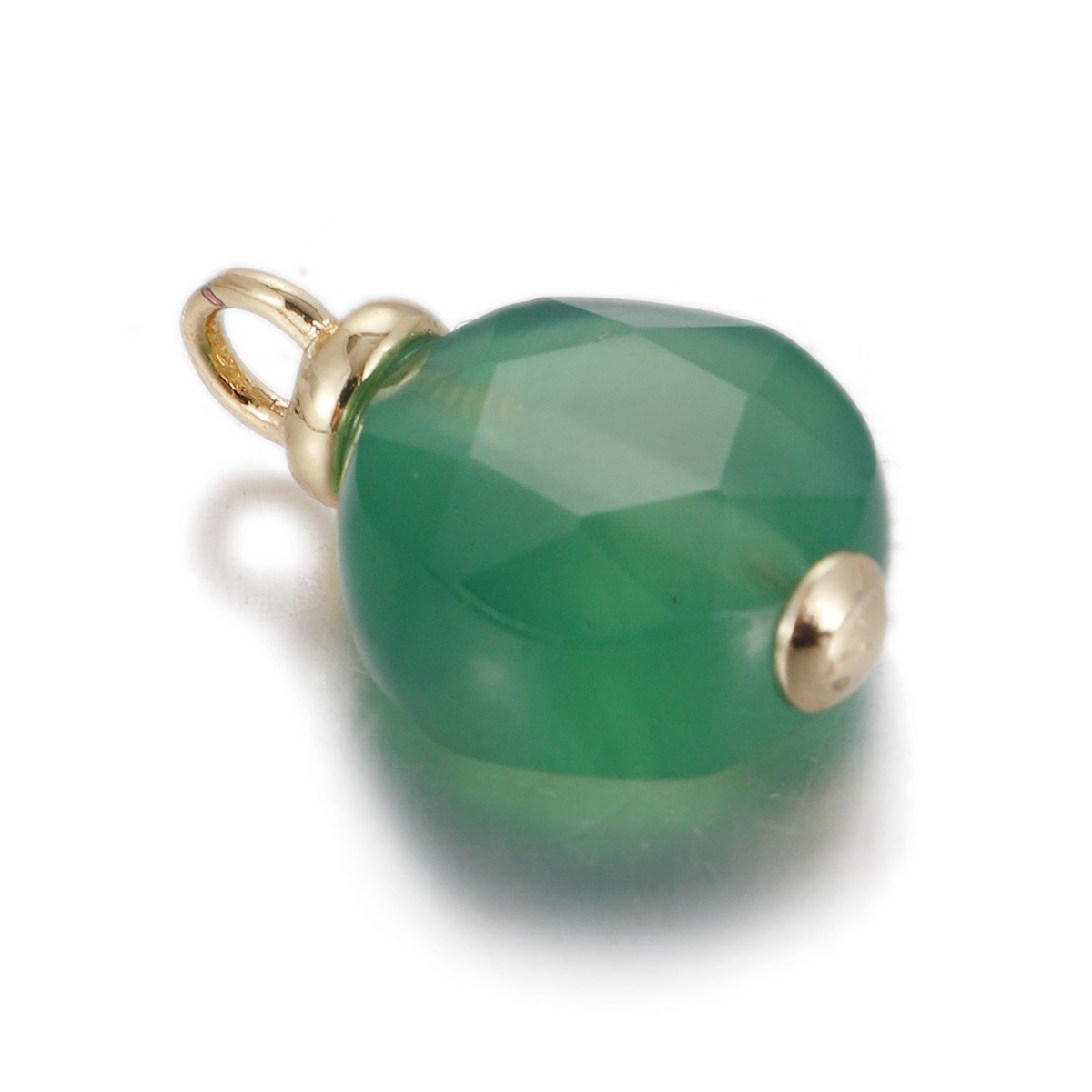 Natural Stone Pendant Gemstones Connector Charms for DIY Jewelry Necklace Making - Bild 90 von 99