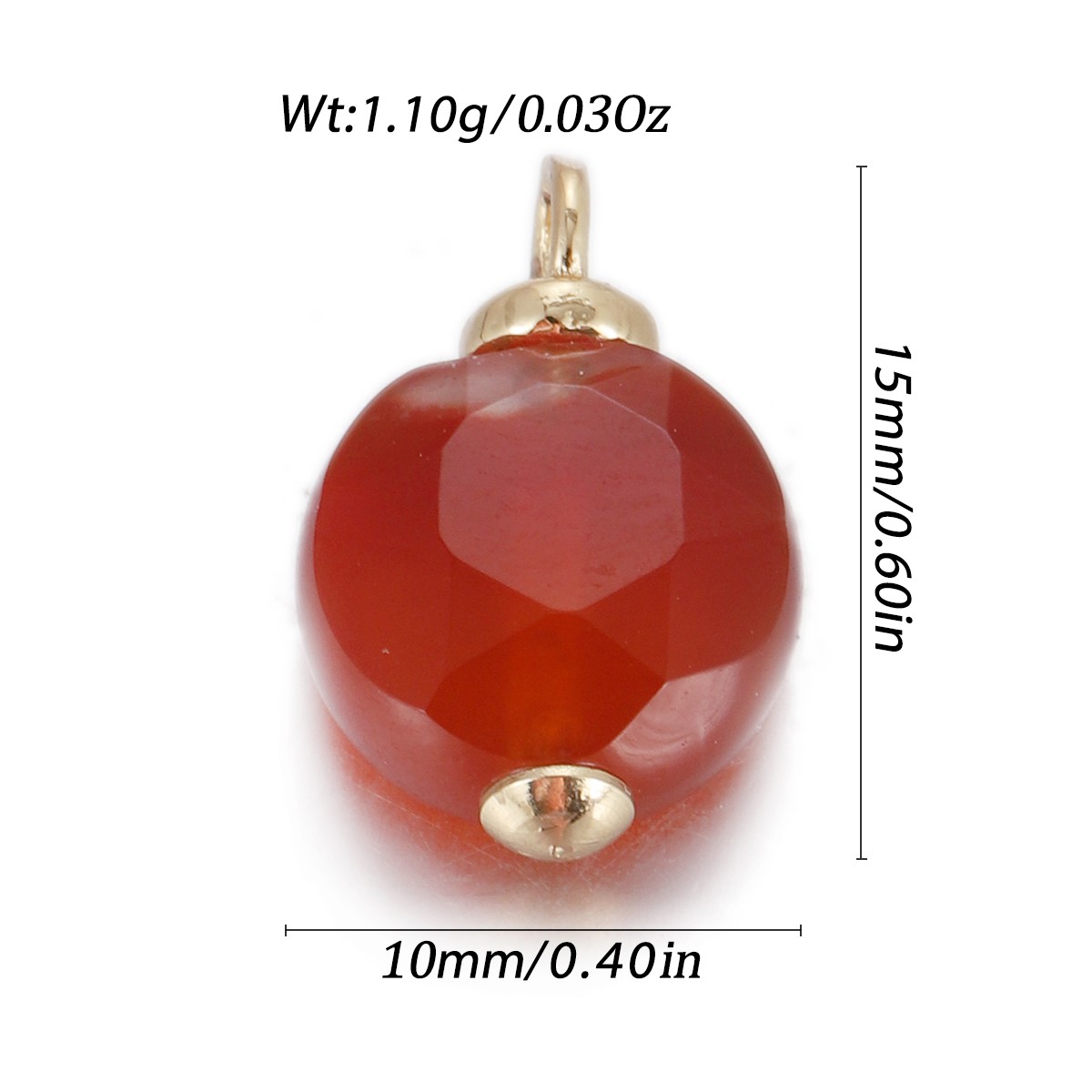 Natural Stone Pendant Gemstones Connector Charms for DIY Jewelry Necklace Making - Bild 91 von 99
