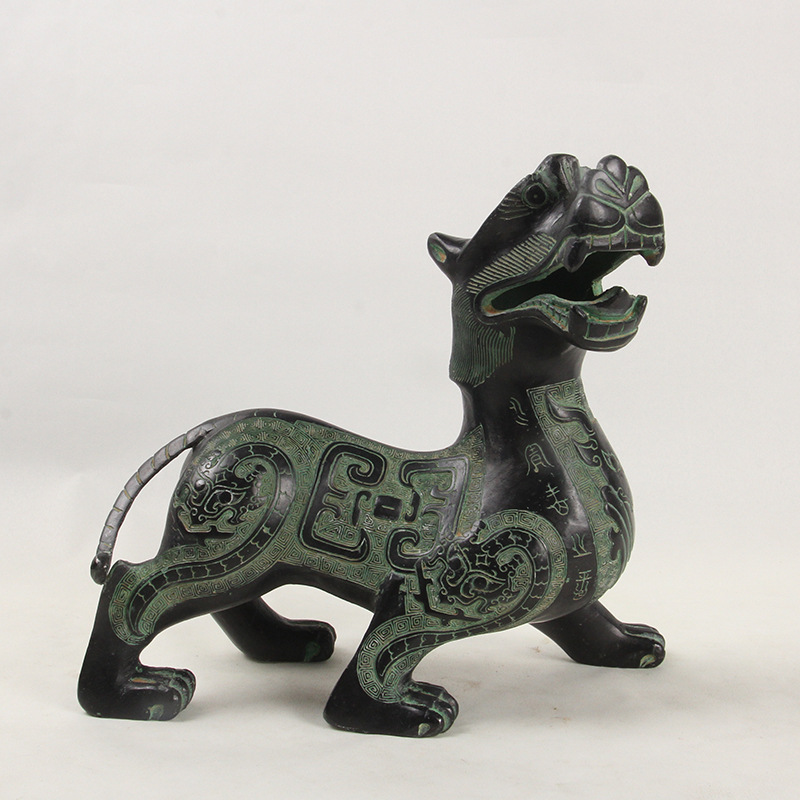 Pixiu antique bronze Handicraft Ornaments Decorative Ornaments - Picture 24 of 24