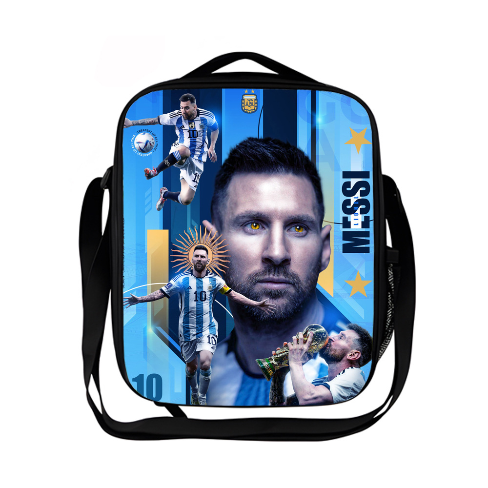 Kids Macy's 3D Football Insulated Lunch Bag School Lunch Box Handbag Picnic Box - Picture 25 of 44