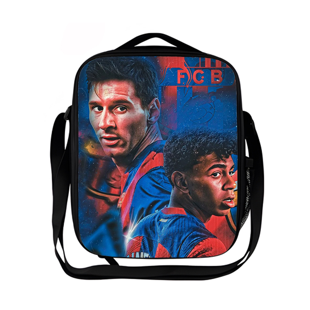 Kids Macy's 3D Football Insulated Lunch Bag School Lunch Box Handbag Picnic Box - Picture 27 of 44