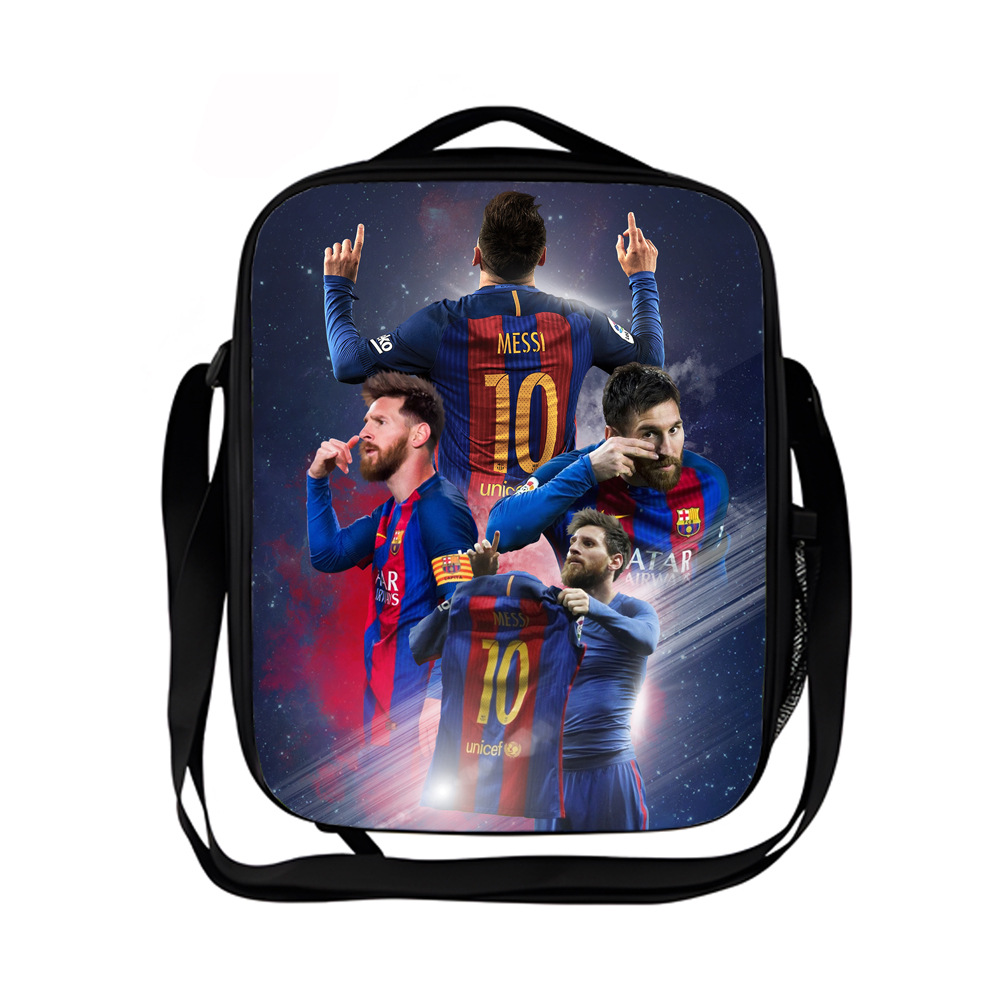 Kids Macy's 3D Football Insulated Lunch Bag School Lunch Box Handbag Picnic Box - Picture 29 of 44