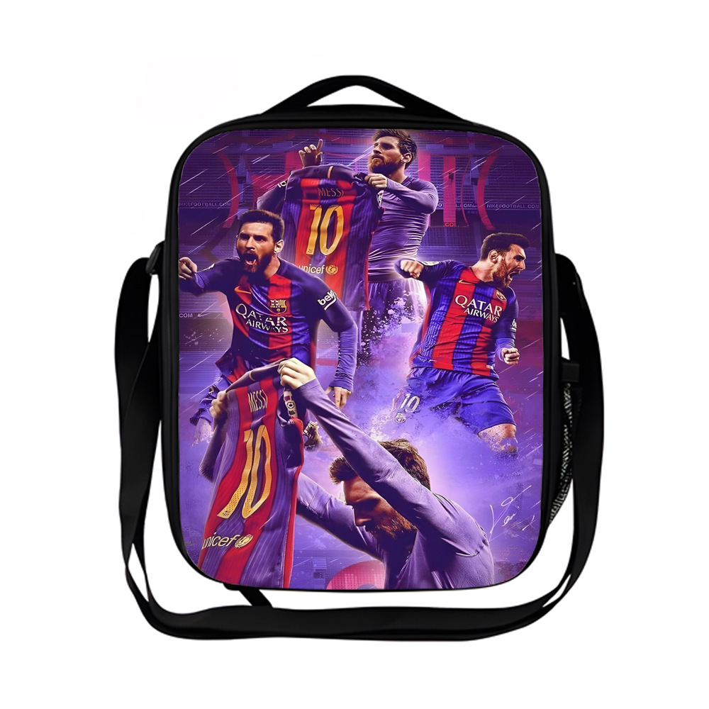 Kids Macy's 3D Football Insulated Lunch Bag School Lunch Box Handbag Picnic Box - Picture 30 of 44
