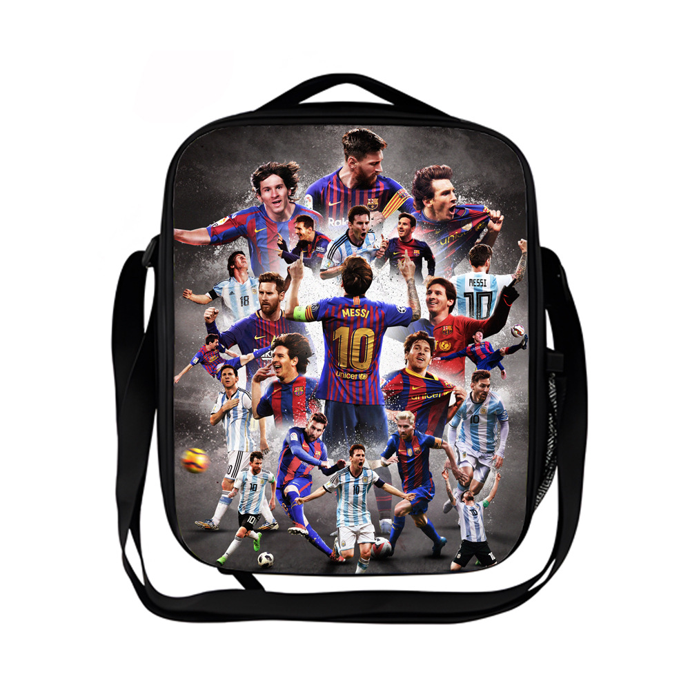 Kids Macy's 3D Football Insulated Lunch Bag School Lunch Box Handbag Picnic Box - Picture 33 of 44