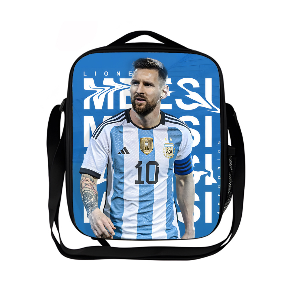 Kids Macy's 3D Football Insulated Lunch Bag School Lunch Box Handbag Picnic Box - Picture 35 of 44