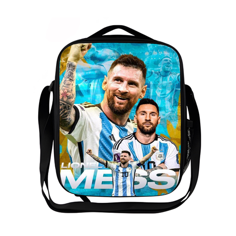 Kids Macy's 3D Football Insulated Lunch Bag School Lunch Box Handbag Picnic Box - Picture 36 of 44