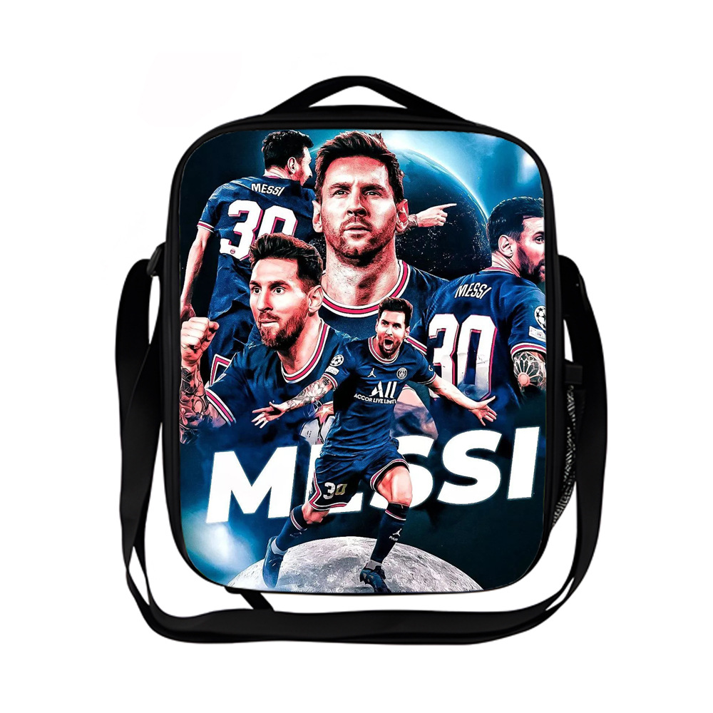 Kids Macy's 3D Football Insulated Lunch Bag School Lunch Box Handbag Picnic Box - Picture 37 of 44