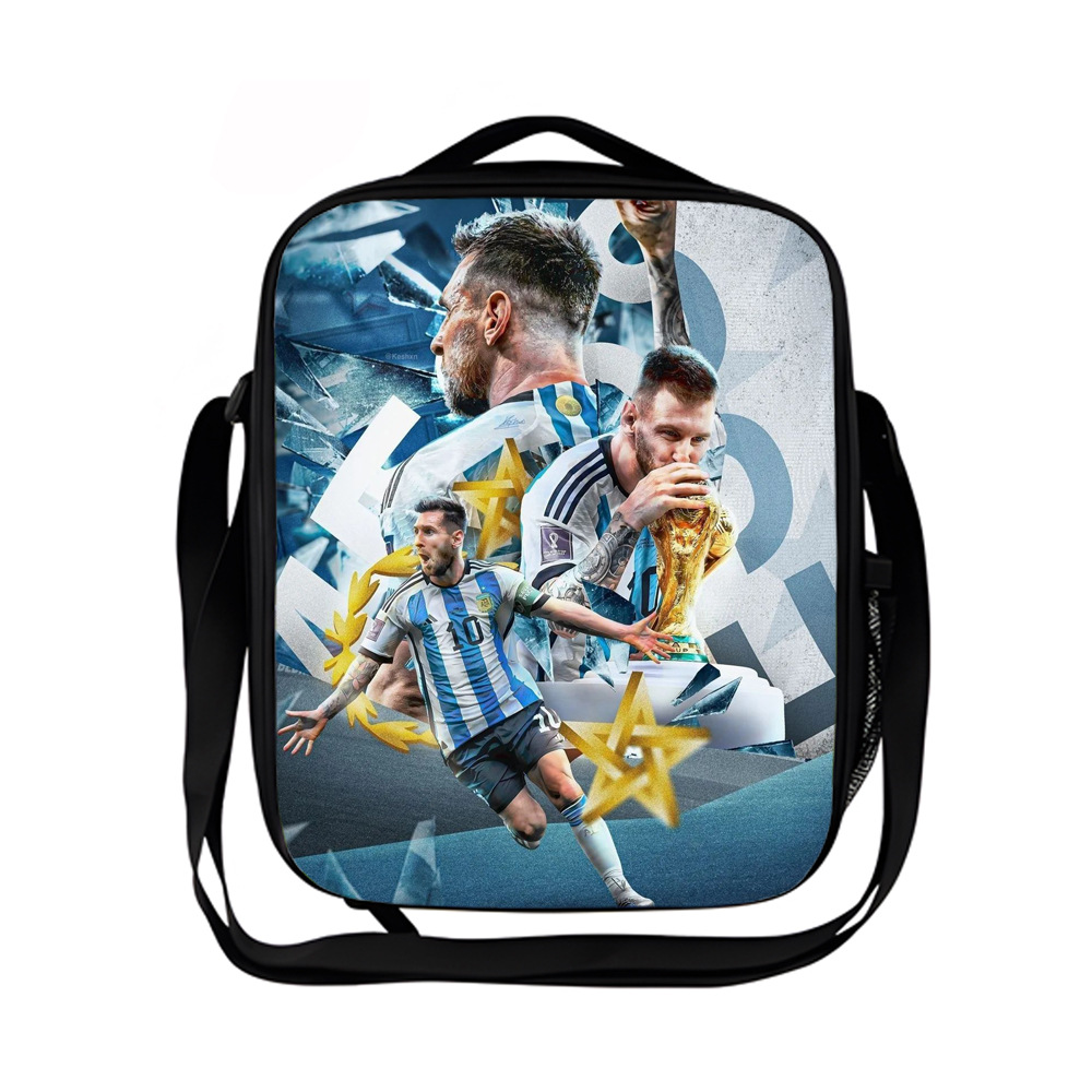 Kids Macy's 3D Football Insulated Lunch Bag School Lunch Box Handbag Picnic Box - Picture 38 of 44