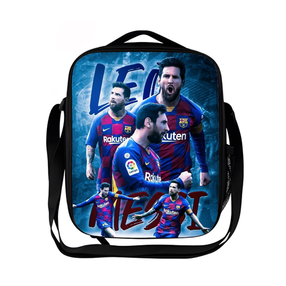 Kids Macy's 3D Football Insulated Lunch Bag School Lunch Box Handbag Picnic Box - Picture 39 of 44