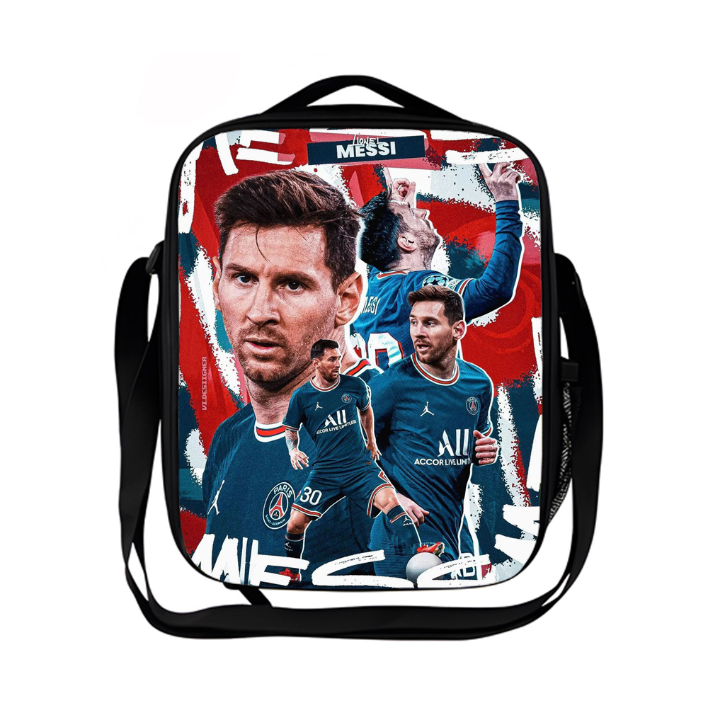 Kids Macy's 3D Football Insulated Lunch Bag School Lunch Box Handbag Picnic Box - Picture 42 of 44