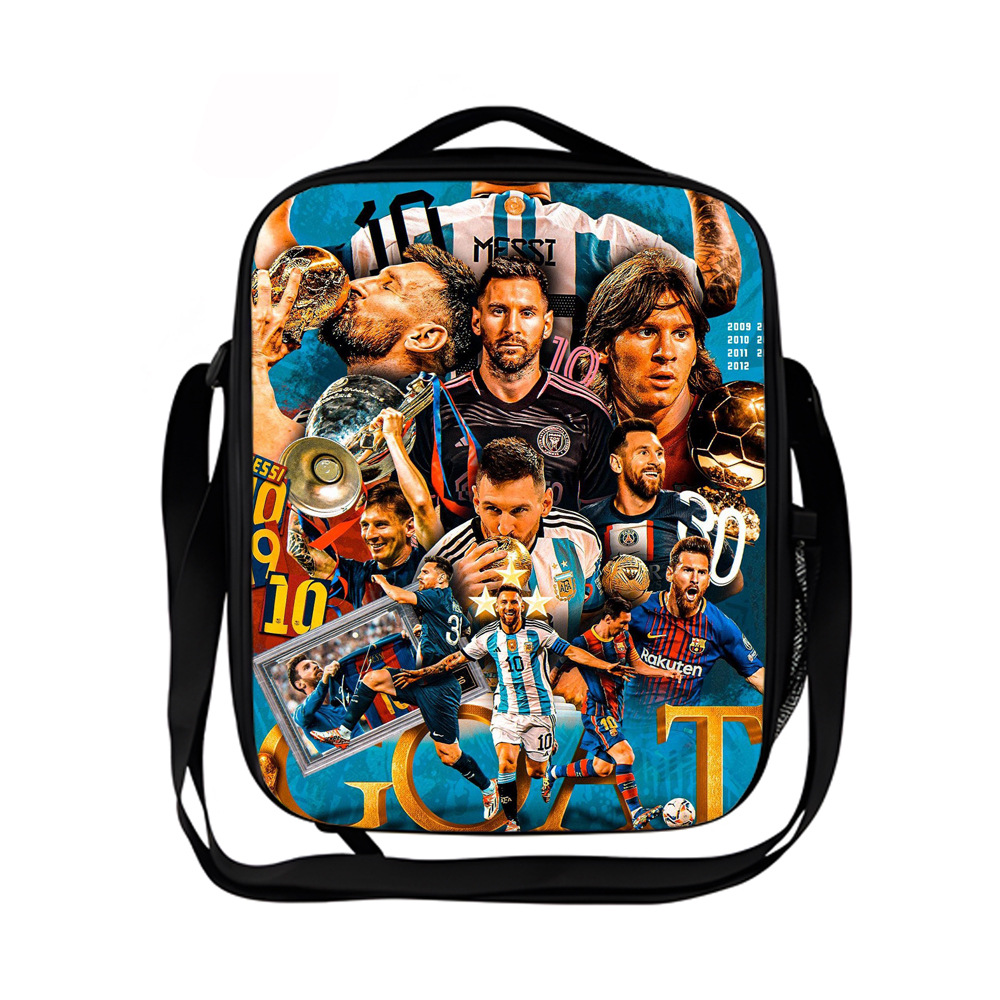 Kids Macy's 3D Football Insulated Lunch Bag School Lunch Box Handbag Picnic Box - Picture 43 of 44
