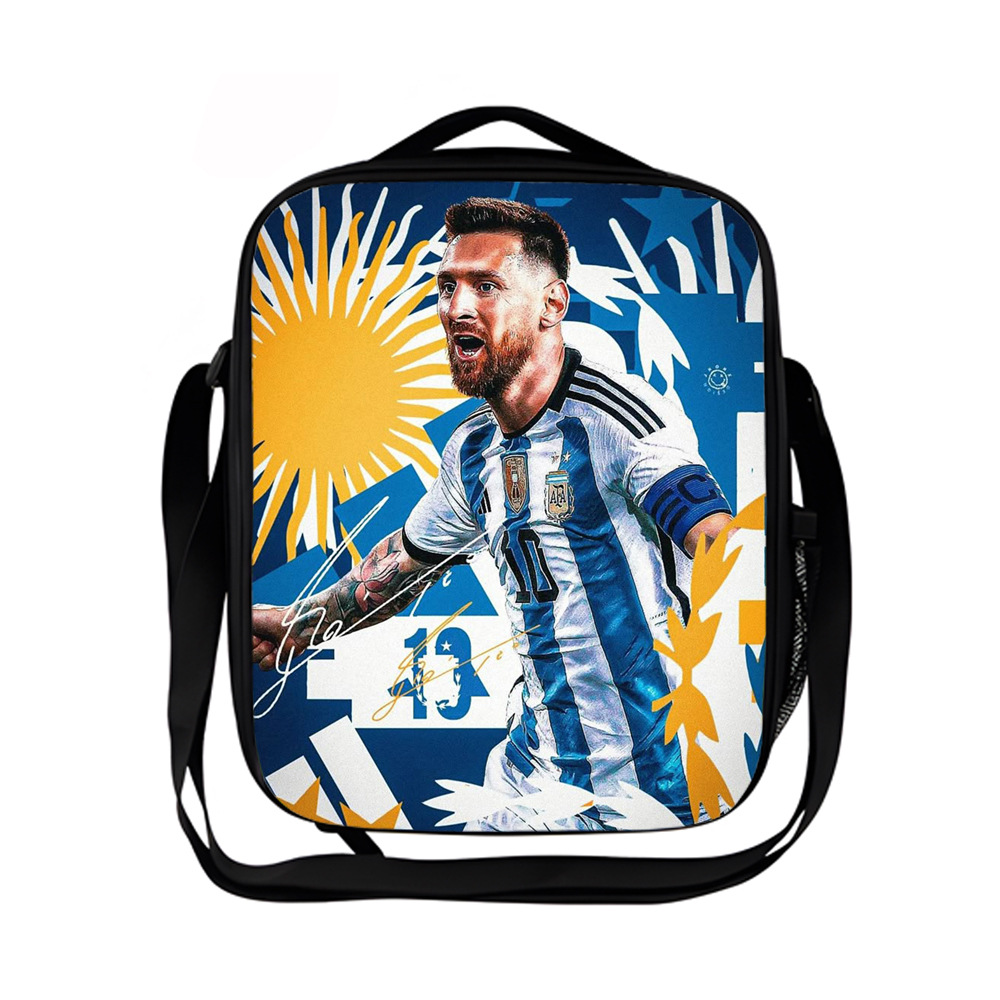 Kids Macy's 3D Football Insulated Lunch Bag School Lunch Box Handbag Picnic Box - Picture 44 of 44