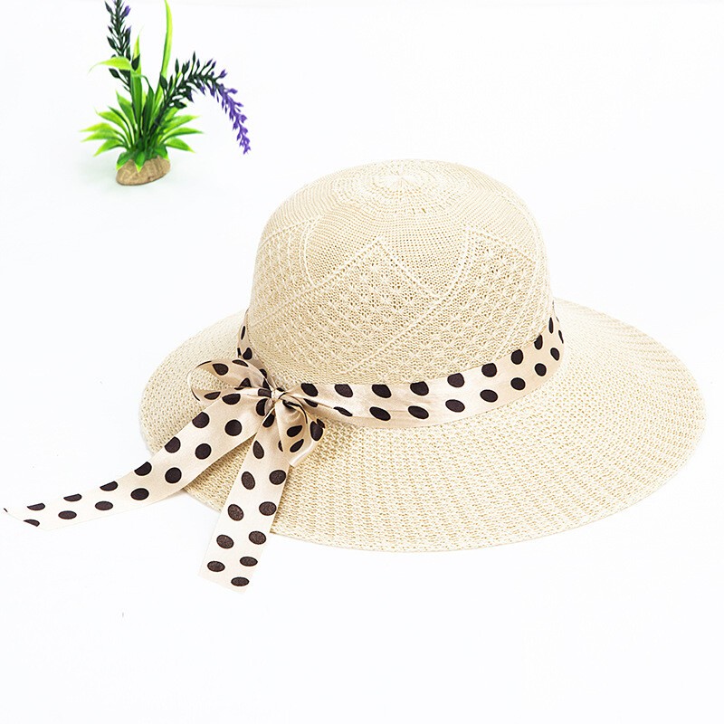 New Ladies Foldable Breathable Hats Women Sun Hat Summer Floppy Beach Wide Brim - Bild 22 von 24