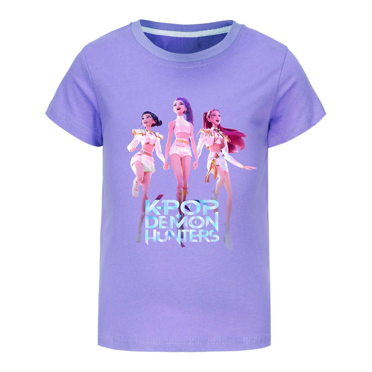 Girls Demons Hunter Saja Boy T-Shirts Kids KPop Short Sleeve Casual Cotton Tops - Picture 30 of 53